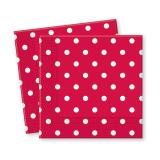 20 serviettes "Happy Day"  - rouge