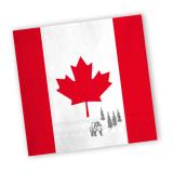 20 serviettes "Canada"