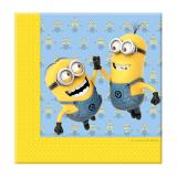 20 serviettes "Les minions"