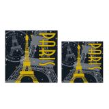 16 serviettes "Paris by night"