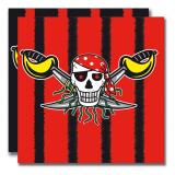 20 serviettes "Pirates sauvages"