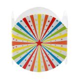 6 ronds de serviette "Étoiles multicolores"