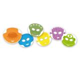 Masques en carton "Extraterrestres" 6 pcs