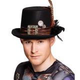 Haut de forme Steampunk "Plumepunk"