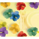 Déco de table "Fleurs d'hibiscus" 24 pcs.
