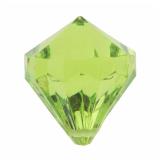 6 diamants de déco "Pierres précieuses colorées" - vert