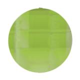 6 gros strass "Diamant rond" - vert