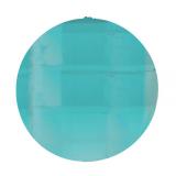 6 gros strass "Diamant rond" - turquoise