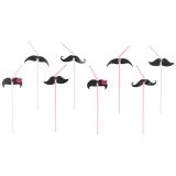 8 pailles "Petites moustaches"