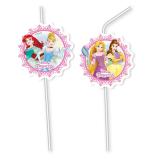 6 pailles "Disney - Jolies princesses" 