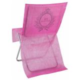 10 housses de chaise "Just Married" - rose vif