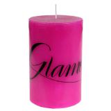 Bougie cylindrique "Pink Glamour" 11 cm