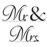 Présentoir "Mr & Mrs" 3 pcs.