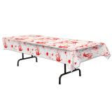 Nappe "Empreintes sanglantes" 275 cm