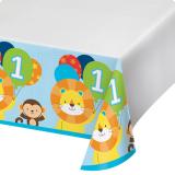 Nappe "Jungle Boy 1. anniversaire" 137 x 259 cm