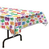 Nappe "60 Ans" 137 x 274 cm