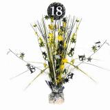 Déco de table fontaine "Anniversaire scintillant 18" 46 cm