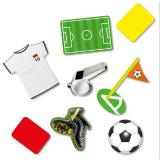 Déco de table confetti XXL "Amateur de foot" 24 pcs