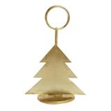 Porte-nom "Sapin de Noël" 2 pcs. - doré