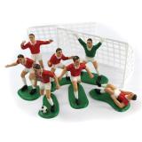 Figurines pour gâteau "Les folies du football" 9 pcs.