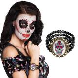 Bracelet tête de mort "Dia de los Muertos"