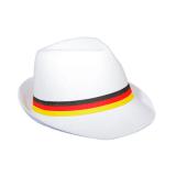 Chapeau Trilby blanc "Allemagne"