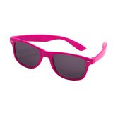 Lunettes fluo UV "Blues Brothers" - rose fluo