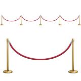 Déco murale "Barrière VIP Tapis Rouge"