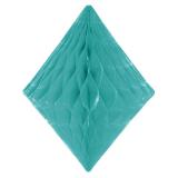 Wabenpapier-Diamant 30 cm-mint-grün