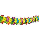 Guirlande en papier crépon "Explosion de couleurs" 6 m 