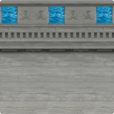 Déco murale "Pont de bateau pirate" 9,1 m