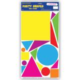 Déco murale "Formes multicolores adhésives - 2" 17 pcs