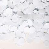 Confettis en papier uni 100 g - blanc