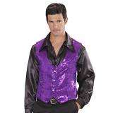 Veste "Glamour & Paillettes" - lilas-XL