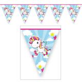 Guirlande de fanions "Adorable licorne" 10 m