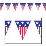 Guirlande de fanions "Stars & Stripes" 3,7 m