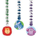 Suspensions à spirales "Safari Kids" 3 pcs 23 cm 