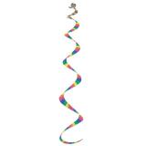 5 suspensions à spirales "Tourbillon multicolore" 61 cm 
