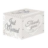 Boîte en carton XL "Jolie fête de mariage" 30 cm