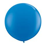 Ballons de baudruche XL unicolores 90 cm - bleu
