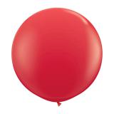 Ballons de baudruche XL unicolores 90 cm - rouge