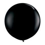 Ballons de baudruche XL unicolores 90 cm - noir