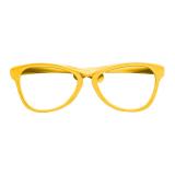 Lunettes de clown XXL - jaune