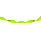 Guirlande fluo UV en papier crépon XXL 18 m - vert fluo