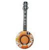 Guitare gonflable "Flower Power" 100 cm - orange - 1 