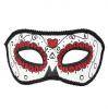 Masque pour les yeux  "Dia de los Muertos" avec petit coeur vue détaillée
