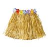 Jupe en raphia synthétique avec fleurs pour enfant - beige