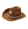 Chapeau de Cowboy "Shérif" - marron - 1 