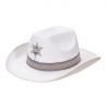 Chapeau de Cowboy "Shérif" - blanc - 1 
