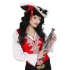 Beau tricorne de pirate avec dentelle - 2 